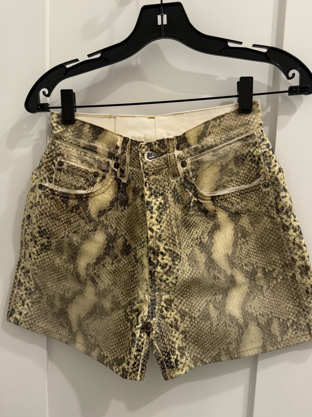 Acne Studios leather shorts